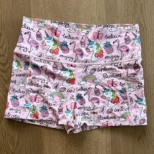 Constantly Varied Gear Pink Unicorn Athletic Shorts
